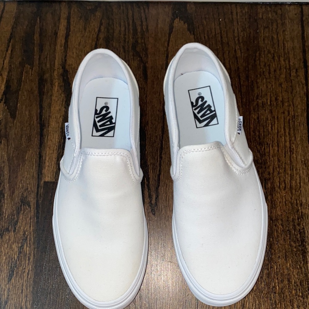 White Vans Size:8